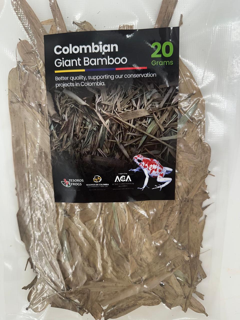 Tesoros Frogs Giant Bamboo Leaf Litter for Naturalistic Habitats